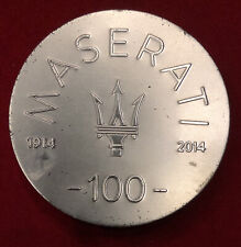 Maserati Scatola Portaoggetti Rotonda Alluminio  - Diam. 11 cm - Marchio Venchi