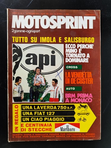 Motosprint 1972 prova - motosprint,