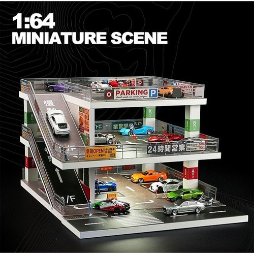 Diorama modello garage - 1/64,