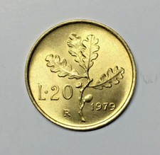 ITALIA REPUBBLICA 20 LIRE 1979