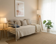 Divano letto in ferro battuto "Rosa Anna"