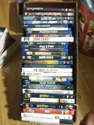 Assorted dvd vhs movies - assorted, dvd/vhs