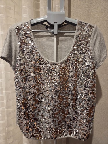 Top donna paillettes - lo,