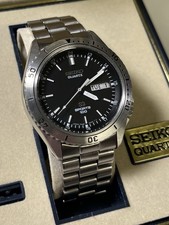 Orologio uomo Seiko 7546-6029 SQ Sports 100 - bracciale - *quasi come nuovo* con scatola (1978)