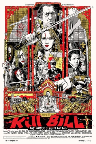 Poster arte parete kill - arte,
