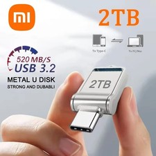 Xiaomi 2TB Type C 3.0 Flash Drive Scheda di Memoria Pendrive in Metallo ad Alta Velocità