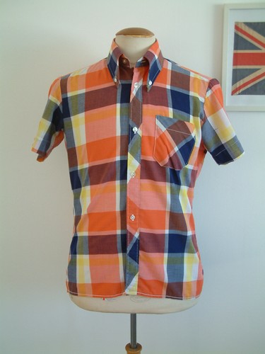 Camicia vintage quadri - camicia, a