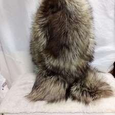 Sciarpa scialle pelliccia di