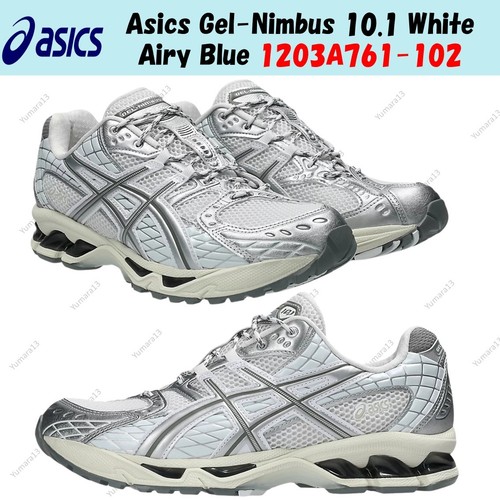 Asics gel nimbus white - asics, 10.1