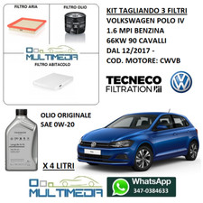 KIT TAGLIANDO 3 FILTRI OLIO