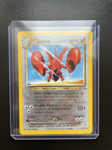 Pokemon scizor neo discovery - neo,