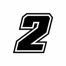 Adesivo Numero Gara per Moto