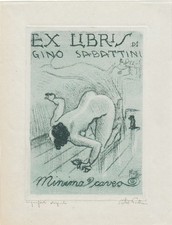 Exlibris Bookplate Radierung
