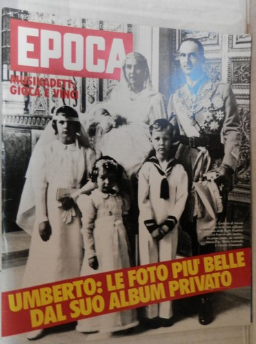 Umberto savoia foto piu - savoia, le