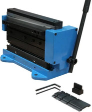 Cesoia piegatrice trancia combinata 200 mm per lamiera ferro metallo + accessori