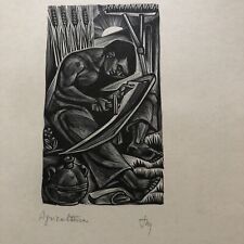 xilografia firmata Tranquillo