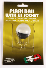 PRL) FLASH BALL US SOCKET OMNIDIRECTIONAL PHOTOSLAVE FOTOCELLULA FOTO SPINA USA