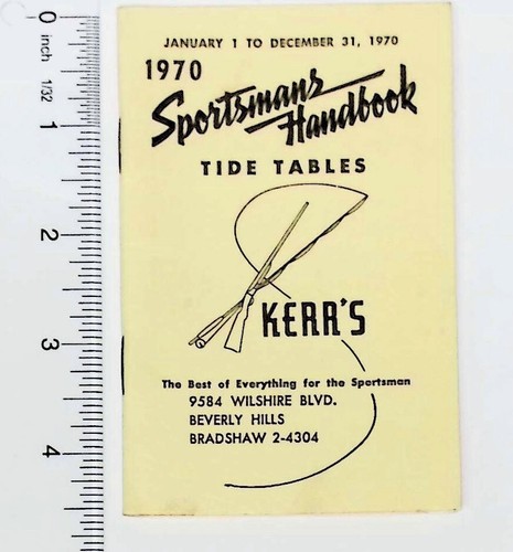 1970 sportsman tide - 1970, tables