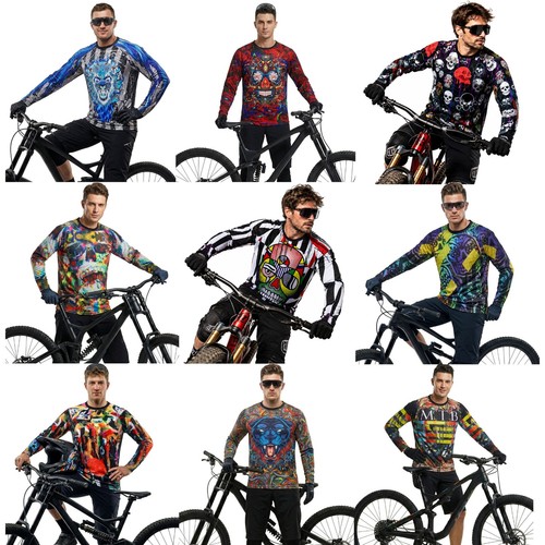 Mountain biking jersey - mountain,