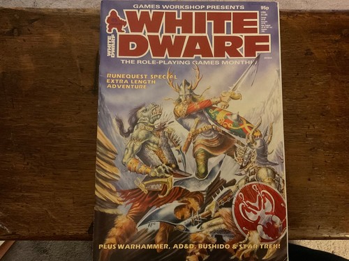 White dwarf magazine - white,