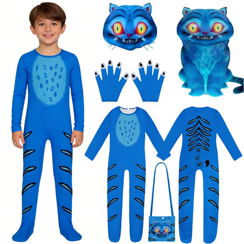 Costume tigre blu kpop per - blu,