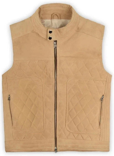 Cappotto gilet beige fatto - , a