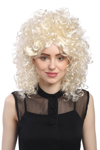 Parrucca donna carnevale ricci - donna,