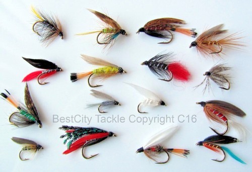 Mosche umide assortite pesca - , a