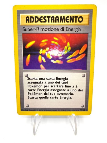 Carta pokemon super - super, rimozione