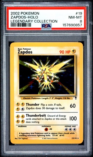 Psa zapdos holo legendary - 8,