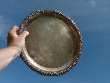 grande vassoio argento ALPAKA