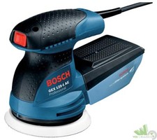 LEVIGATRICE ROTORBITALE BOSCH GEX 125-1 AE 250WATT CON ASPIRAZIONE ROTO ORBITALE