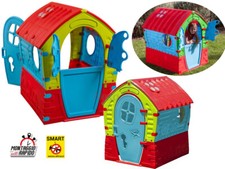 Casetta Bambini da Giardino Casetta Gioco Casa Interno Esterno Montaggio Veloce