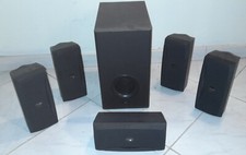 DIFFUSORI  5.1 TEAC PER HOME THEATRE E SUBWOOFER PER AMPLIFICATORE - 6 PEZZI 