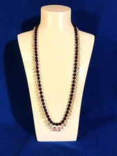 collana lunga doppio filo in