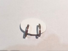 Orecchini  anellina zirconi