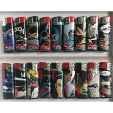 LOTTO ACCENDINI SMOKING ENJOY FREEDOM SERIE DIABOLIK FUMETTI 2008 DA COLLEZIONE