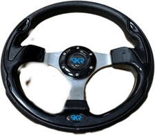 Volante nero lucido sportivo - volante,