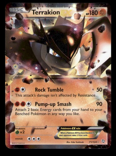 Terrakion 124 holo ex - ex, 71/124