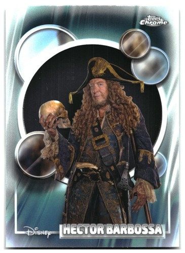Hector barbossa topps chrome - barbossa,