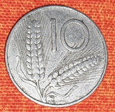 10 Lire 2 Spighe 1969 SPL Rara
