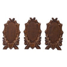 3 Pezzi Intagliato Piastre