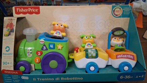 Trenino robottino fisher - di,