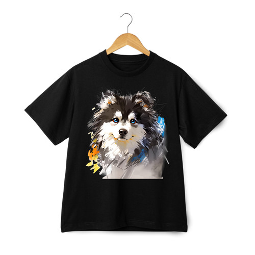 Shirt grafica cane astratto - t-shirt,
