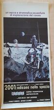 Locandina 2001 ODISSEA NELLO SPAZIO 1° Edizione Italiana, ottime condizioni!