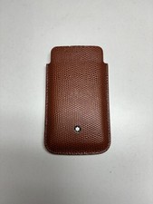 Montblanc Custodia Per Cellulare In Pelle Marrone iphone 4/4s (P33)