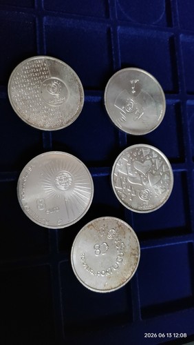 Lotto monete euro argento - 5,
