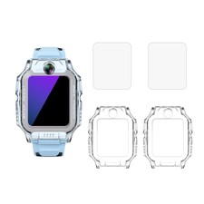 2 Custodie Protettive Trasparenti + 2 Pellicole Protettive per Imoo Watch Phone Z7