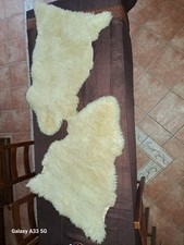 SET TAPPETI VERA LANA E PELLE