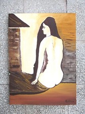 Nudo di donna - olio o